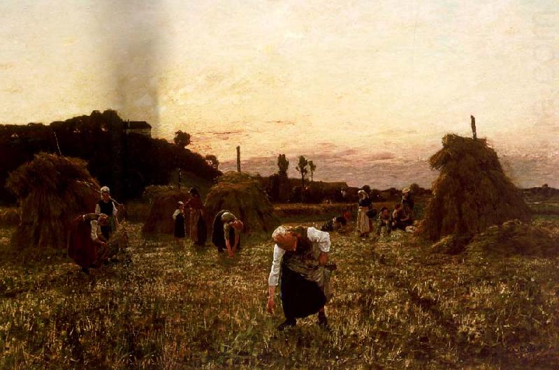 Jules Breton Dleaners at Sunset china oil painting image